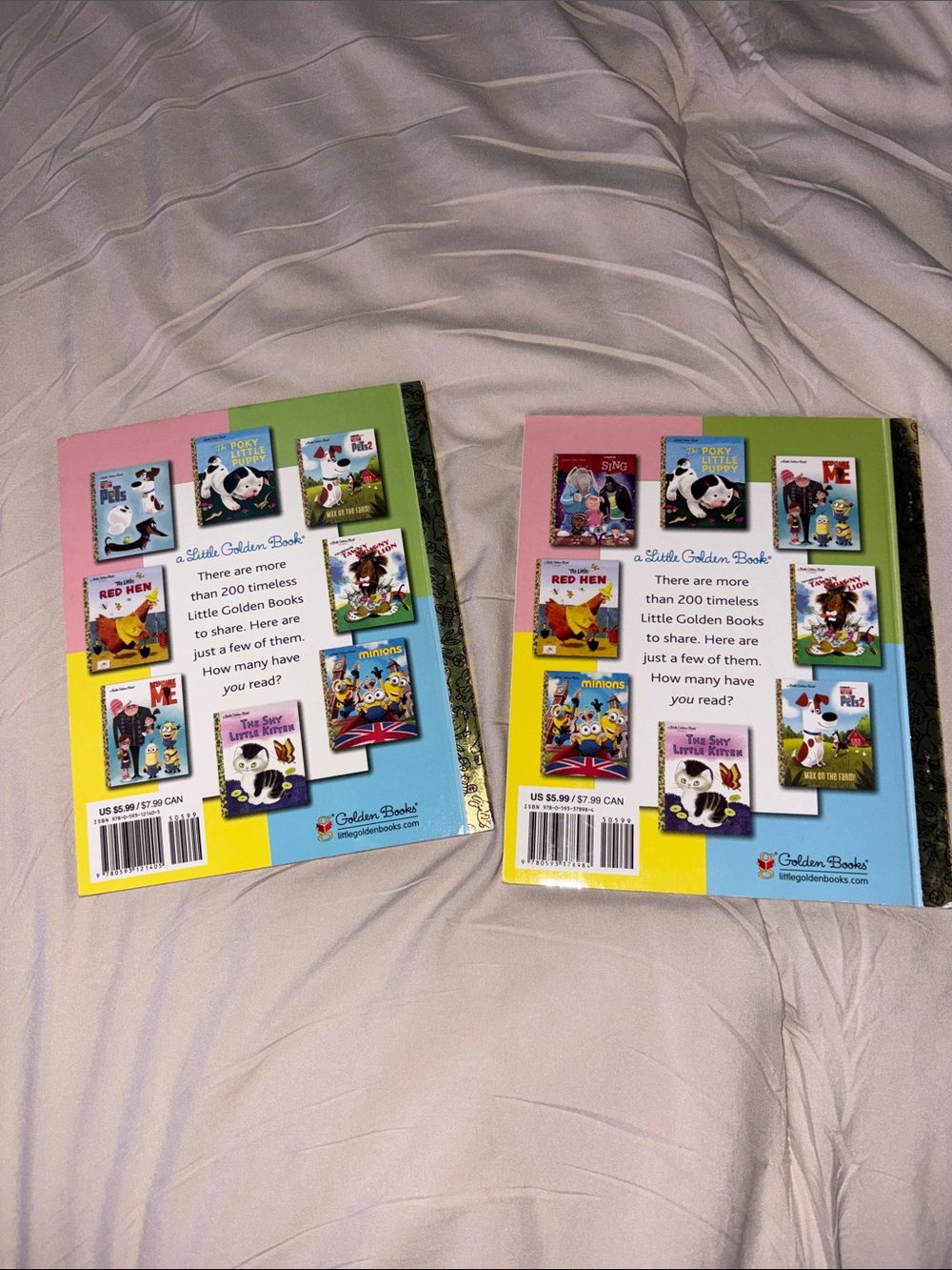 Illumination Sing & Sing 2 Little Golden Books - Set of 2 - Picture 3 of 5